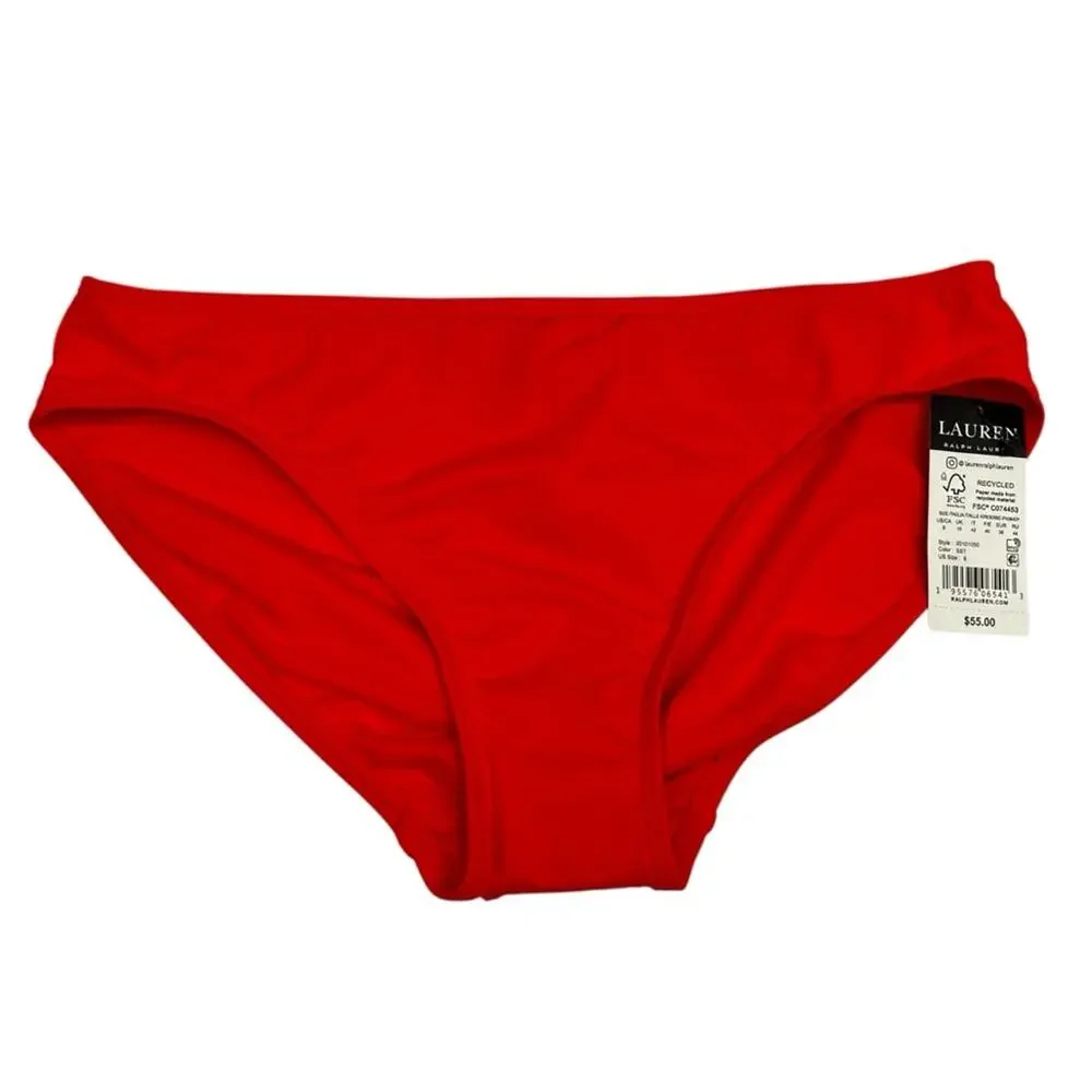 Lauren Ralph Lauren Beach Club Hipster Bikini bottoms sunset orange - 8